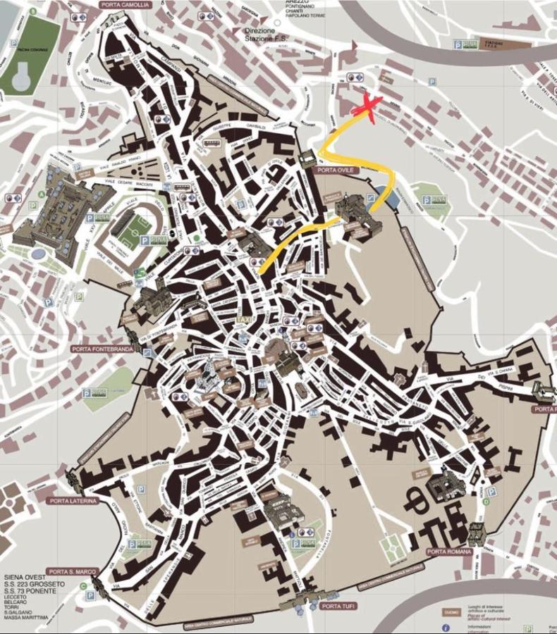 Attico San Francesco Leilighet Siena Eksteriør bilde